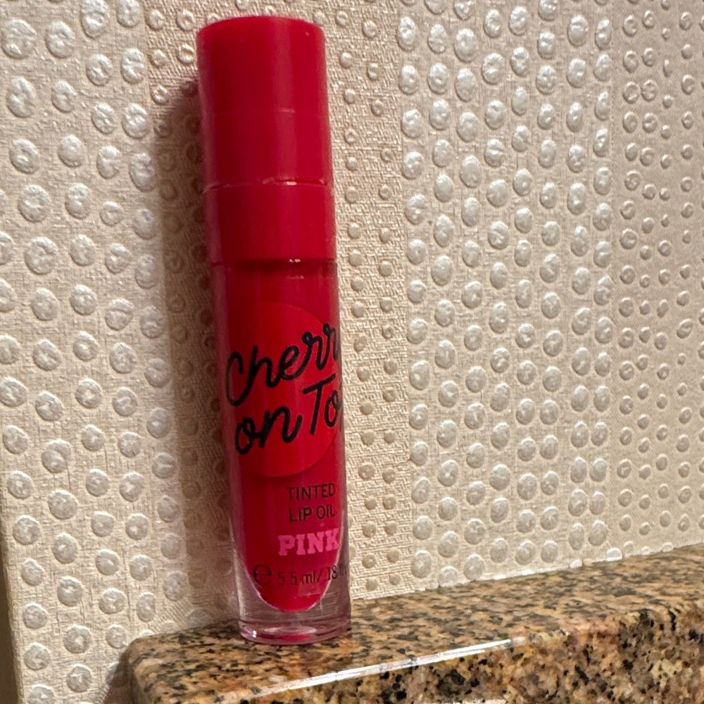 Victoria's Secret Cherry On Top Lip Oil -HTF